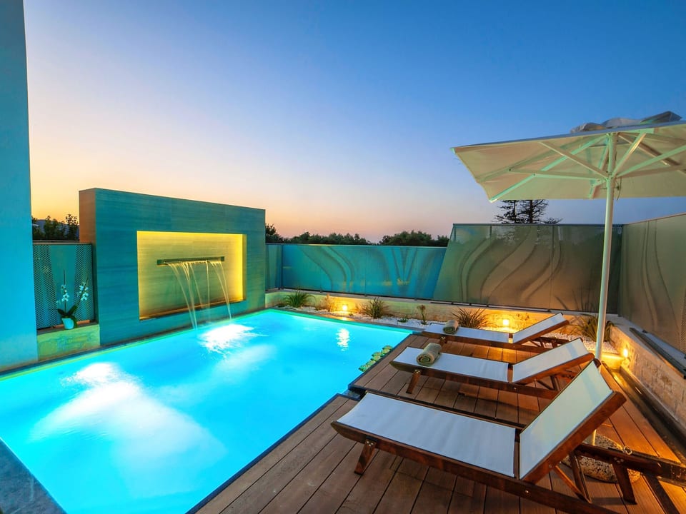 Perla Nera Villa mit privatem beheiztem Pool - Georgioupoli