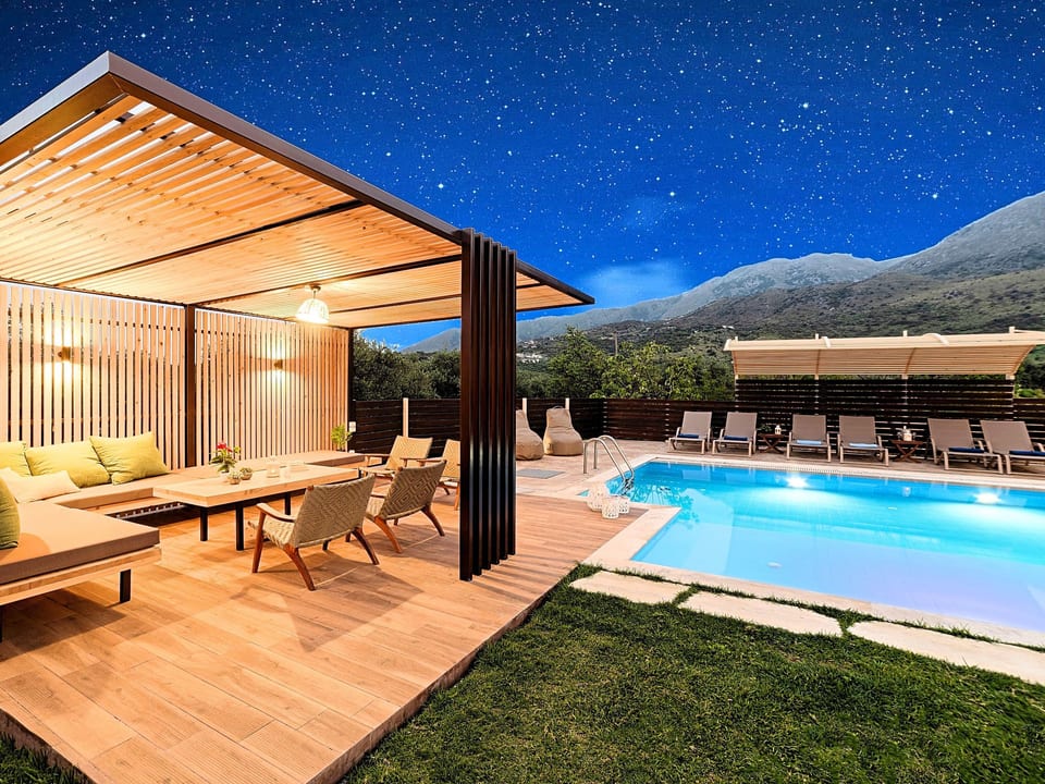 Cretan Sunrise Villa Beheizter Privatpool - Georgioupoli