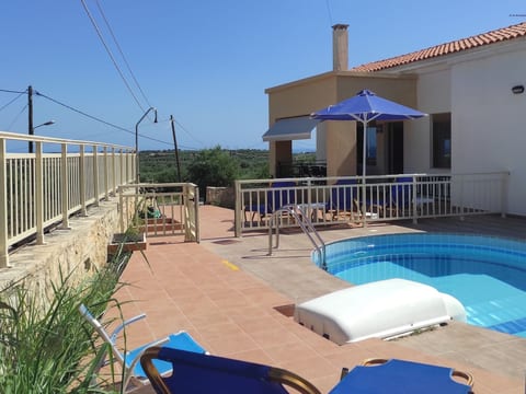 Villa Stefanos, Meerblick, privater Pool, Rethymno