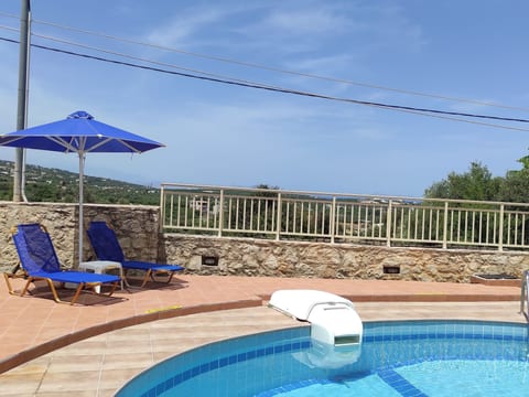 Villa Stefanos, Meerblick, privater Pool, Rethymno