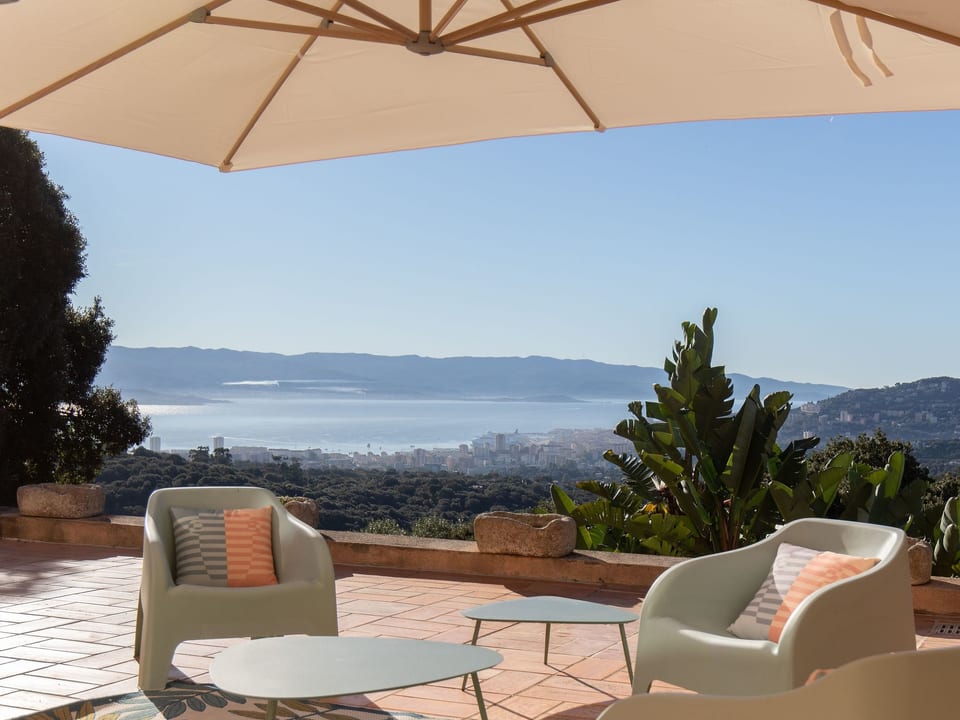 Apartment Terrasse Panoramablick auf den Golf - Afa
