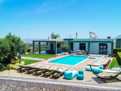 Luxus-Villa Freier beheizter Pool Atemberaubende Aussicht Kreta