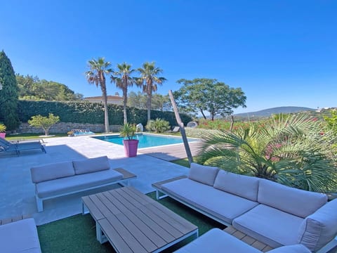 Villa 10 pers - Schwimmbad - Blick auf den Golfplatz - Sainte Maxime