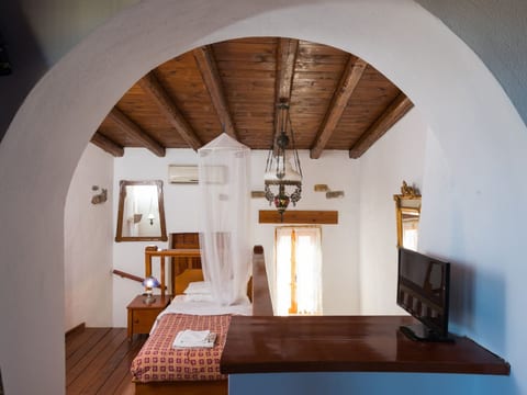 Leonidas Traditionelles kretisches Haus mit Meerblick