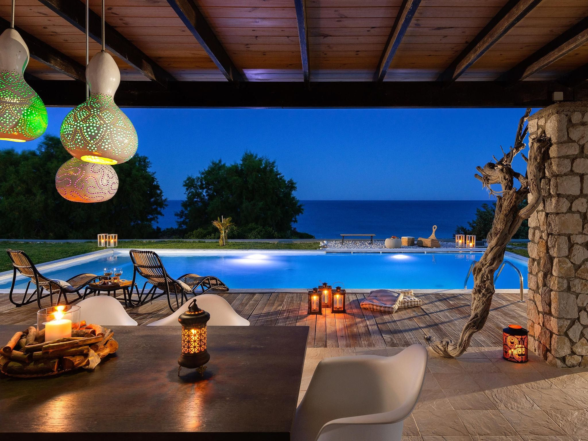 Villa Sevil mit Meerblick