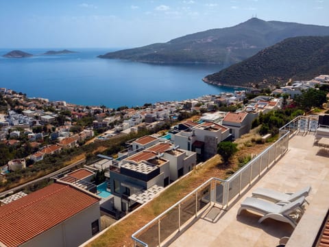 Villa Blueline mit Pool und Meerblick, im Zentrum