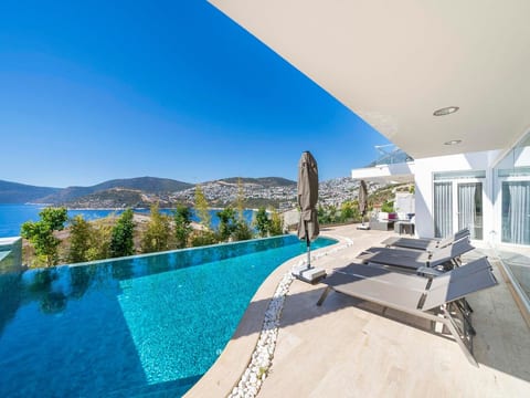 Große Villa direkt am Meer mit Infinitypool