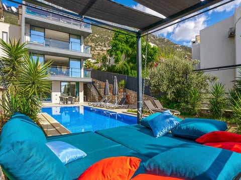 Villa in Kalkan nähe Zentrum und Meer für 8 P.