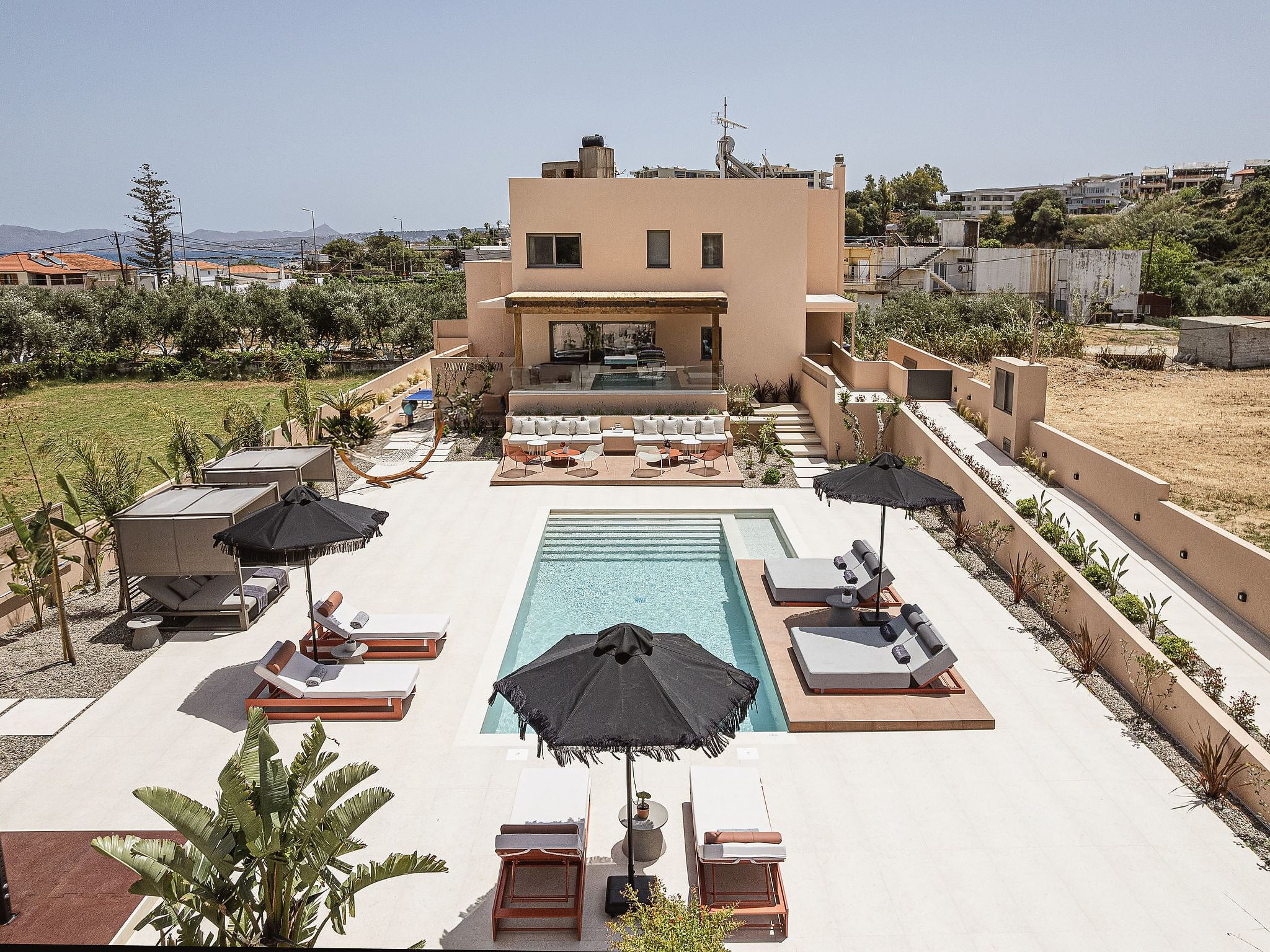 Villa Agali - ''Freier'' beheizter Pool, 70m zum Meer