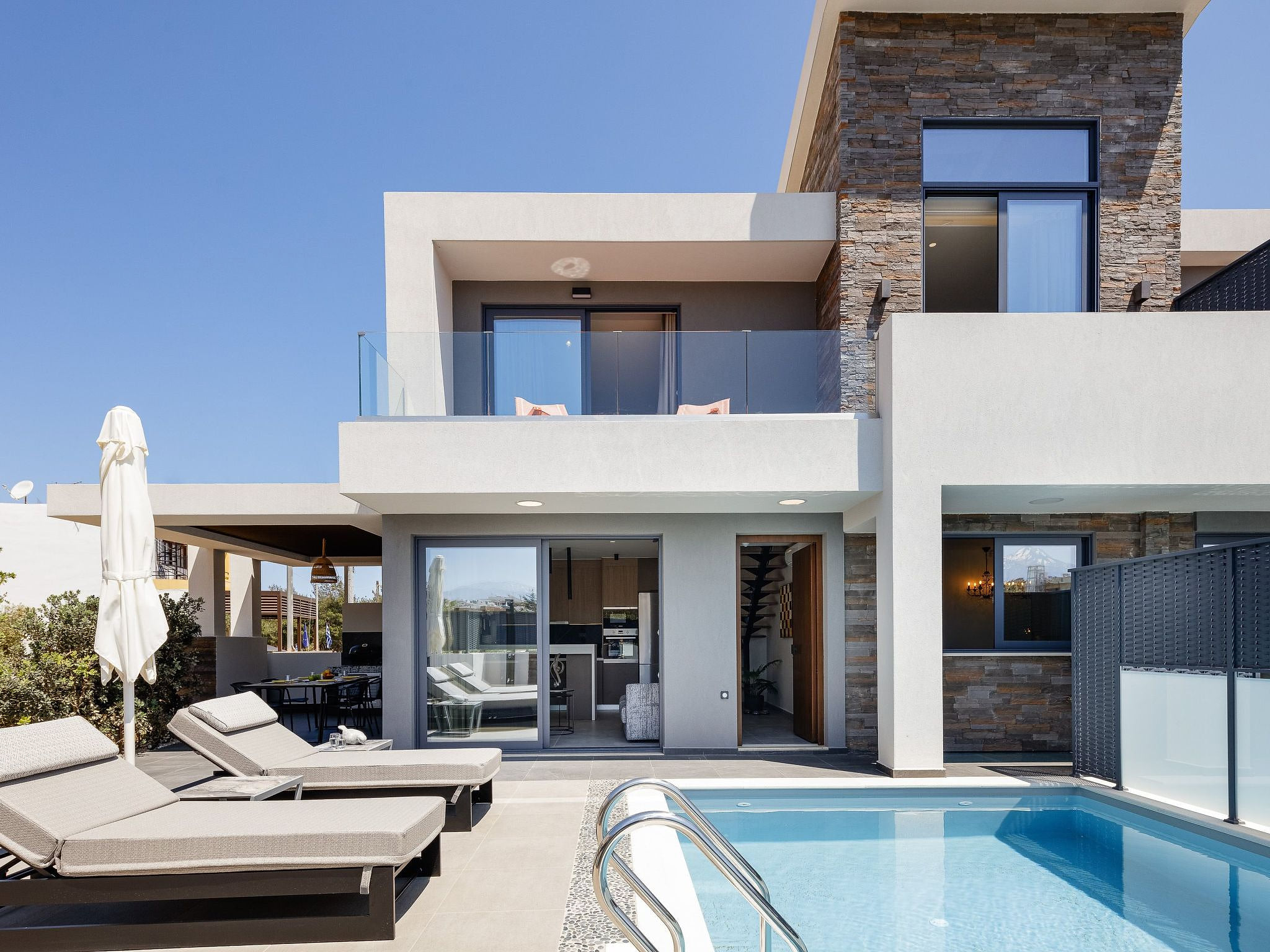 VillAgioi I - Privater Pool und 450m zum Sandstrand