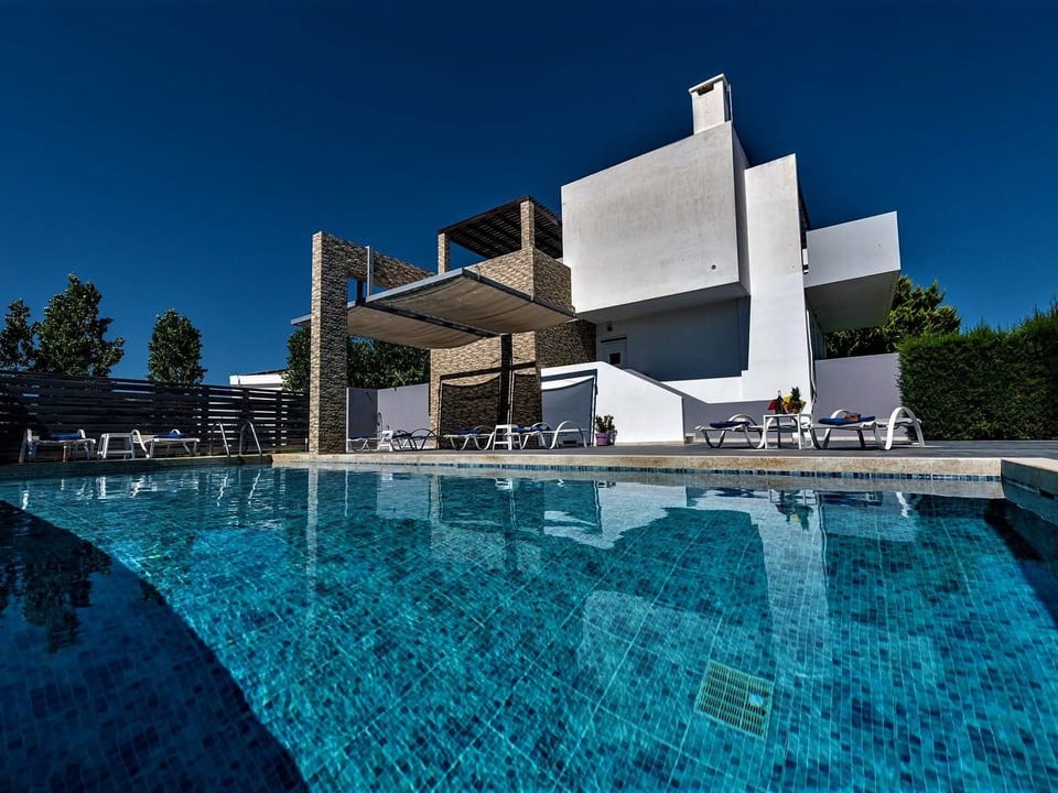 Villa Xenos mit Blick auf das Wasser - Kos