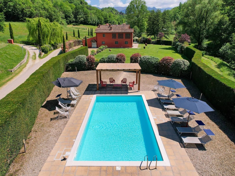 Ferienvilla 'Casa Rossa' mit privatem Pool - Reggello