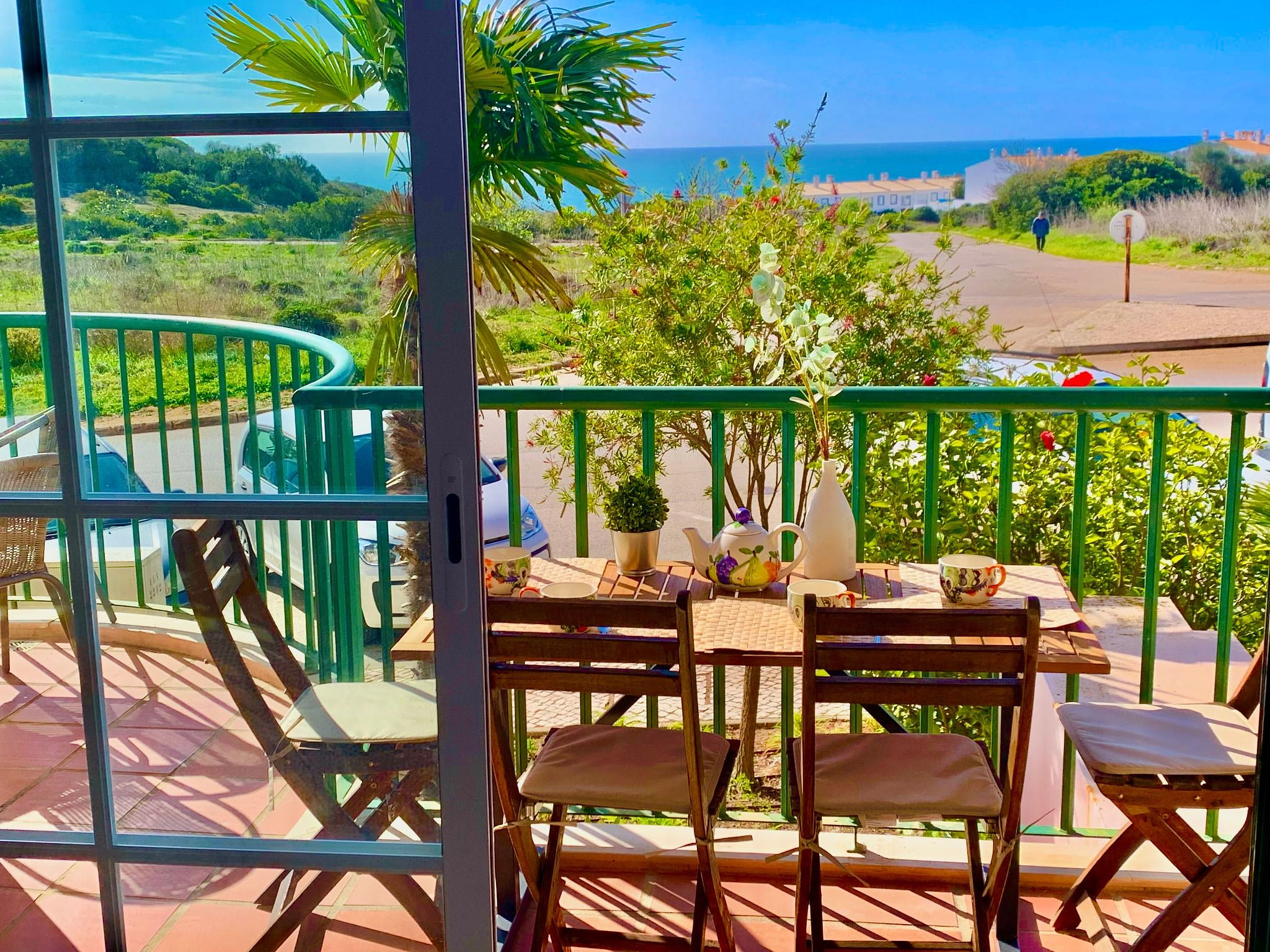 Wohnung mit Meerblick , mitten im Zentrum von Luz