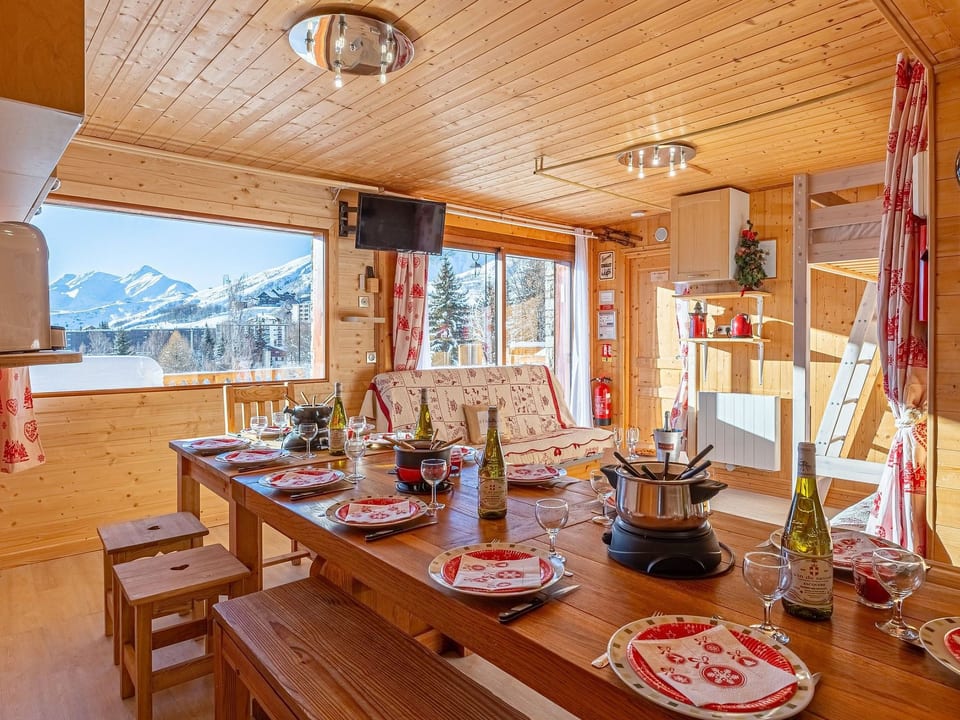 Erdgeschoss 110 m2 - 15 Personen - In der Nähe der Pisten - Fontcouverte-la-Toussuire