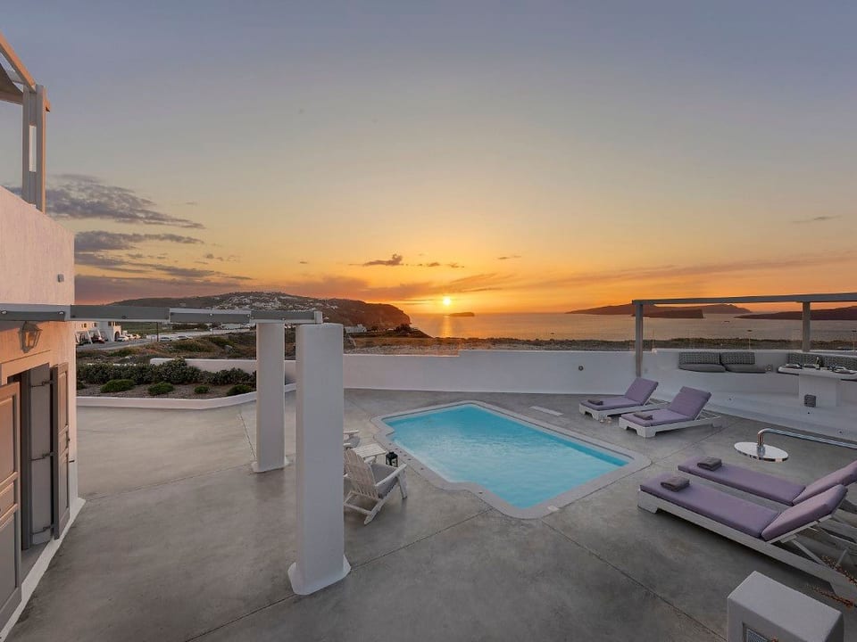 Hemera Ferienhaus Villa auf Santorin - Akrotiri