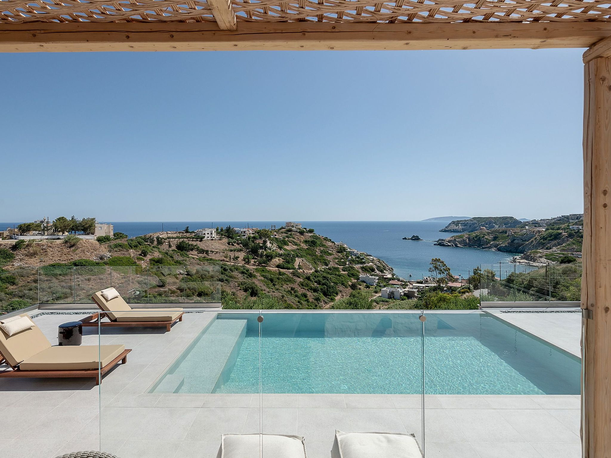 Haus in Gazi mit privatem Parkplatz und herrlicher Aussicht