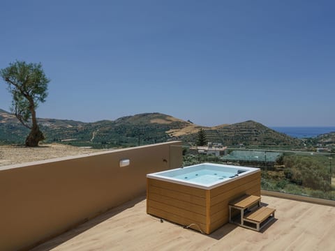 Neu Plakias Sunset II mit Infinity-Pool, Jacuzzi