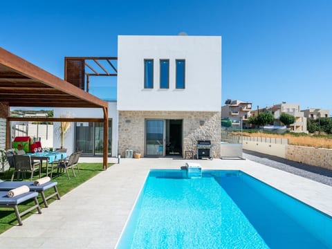 Villa am Strand in Rethymno mit privatem Pool
