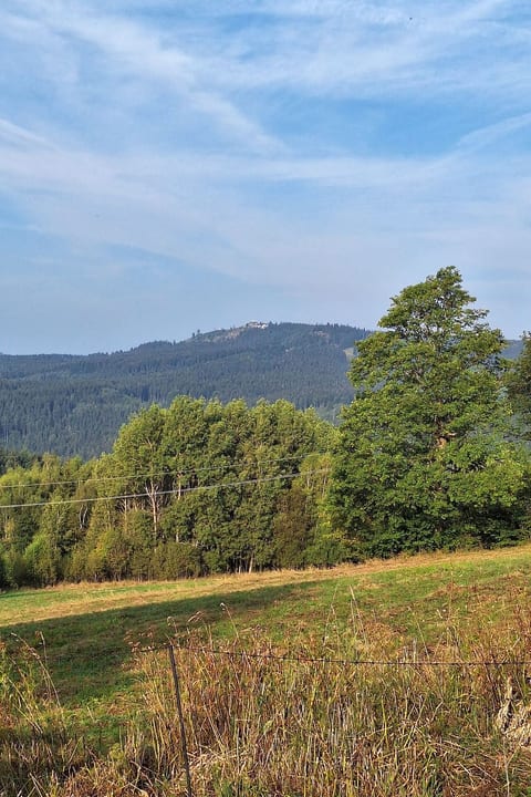 Gästezimmer mit Blick auf die Berge
