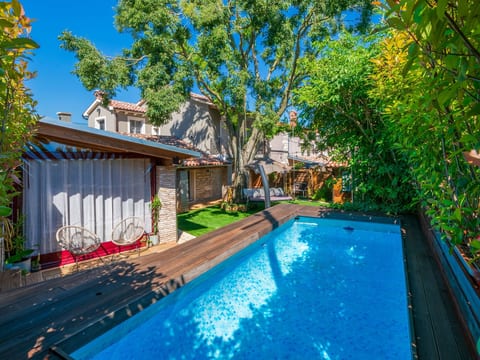 Rustic cozy house Pupy mit private pool und kino
