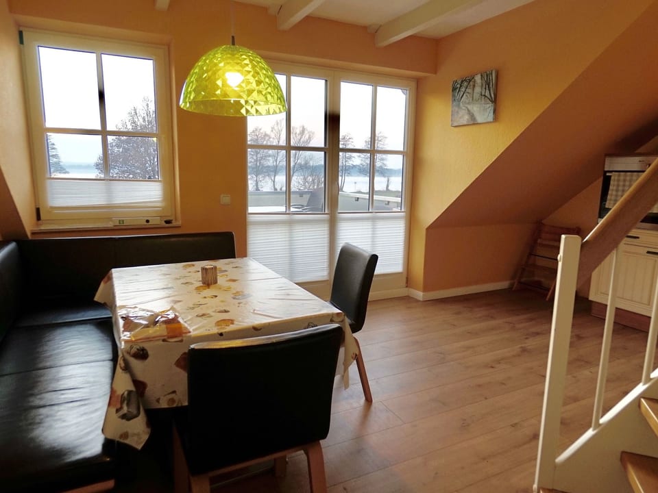 Maisonette Seebrise con vista lago sulla spiaggia