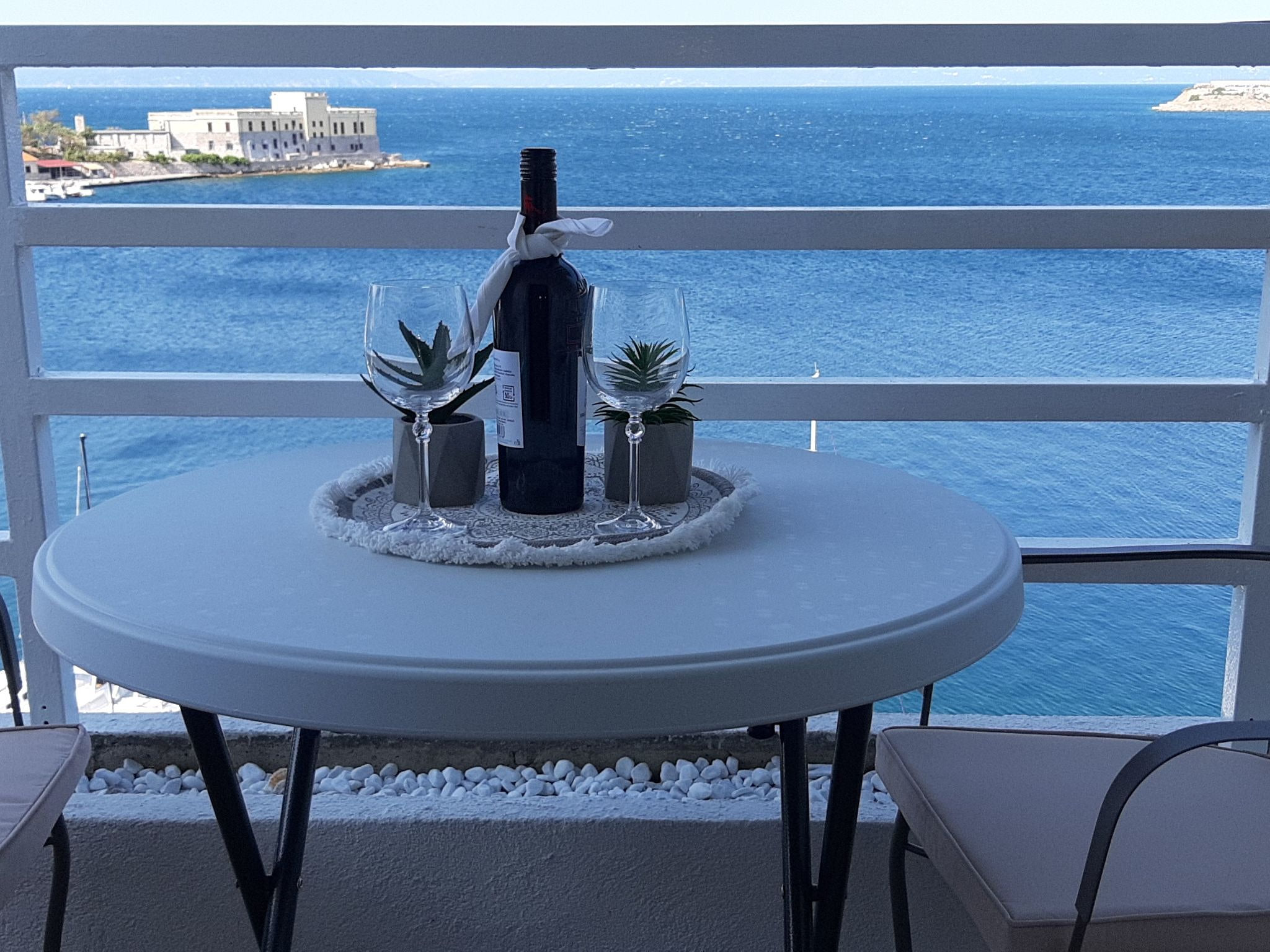 Wohnung mit Blick auf das Wasser