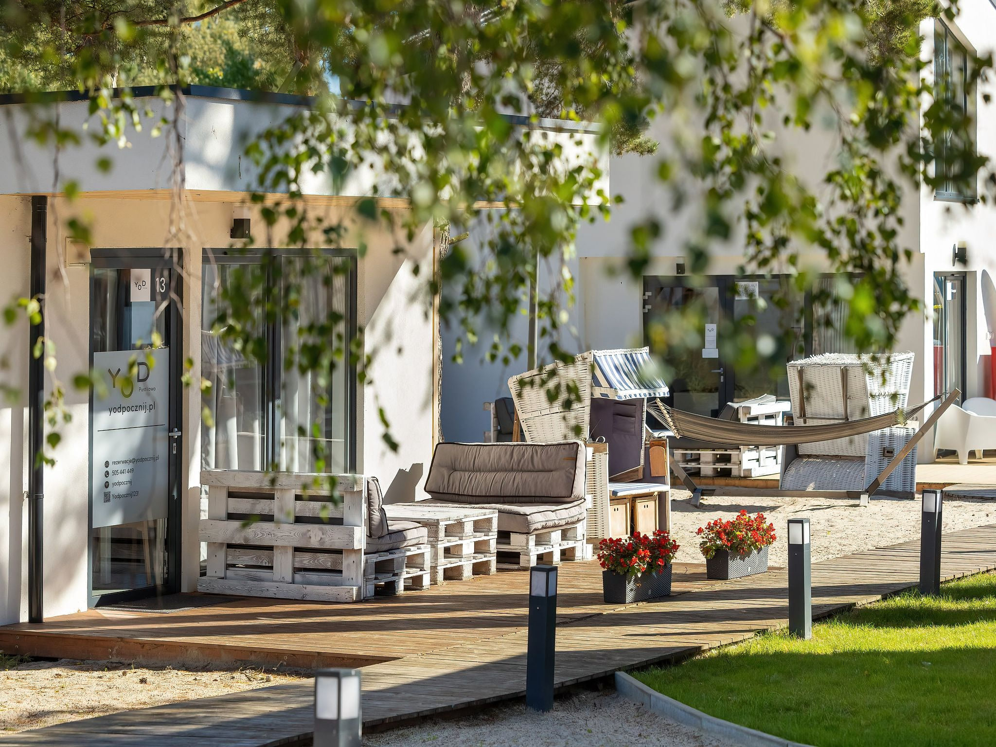 mit privater Terrasse