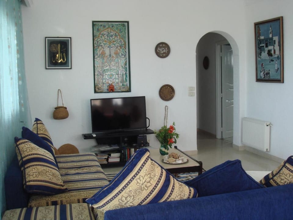 Etage einer Villa im tunesischen Stil direkt am Meer - Hammamet