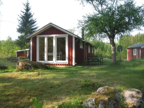 in Målilla Boote Sauna See