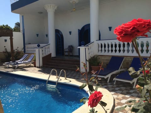 Studio mit Pool, Garten und Dachterrasse
