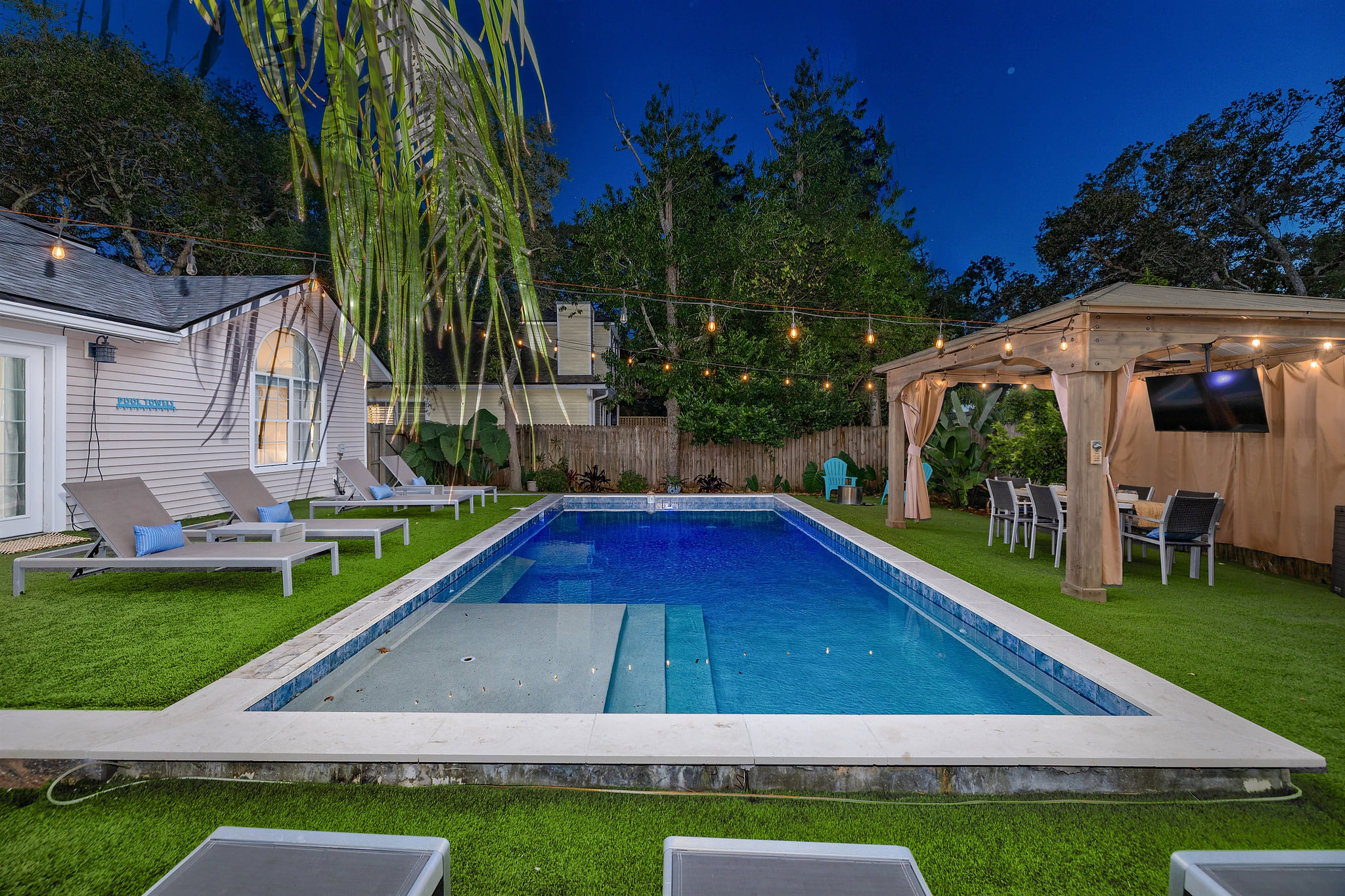 Late Night swims under the stars