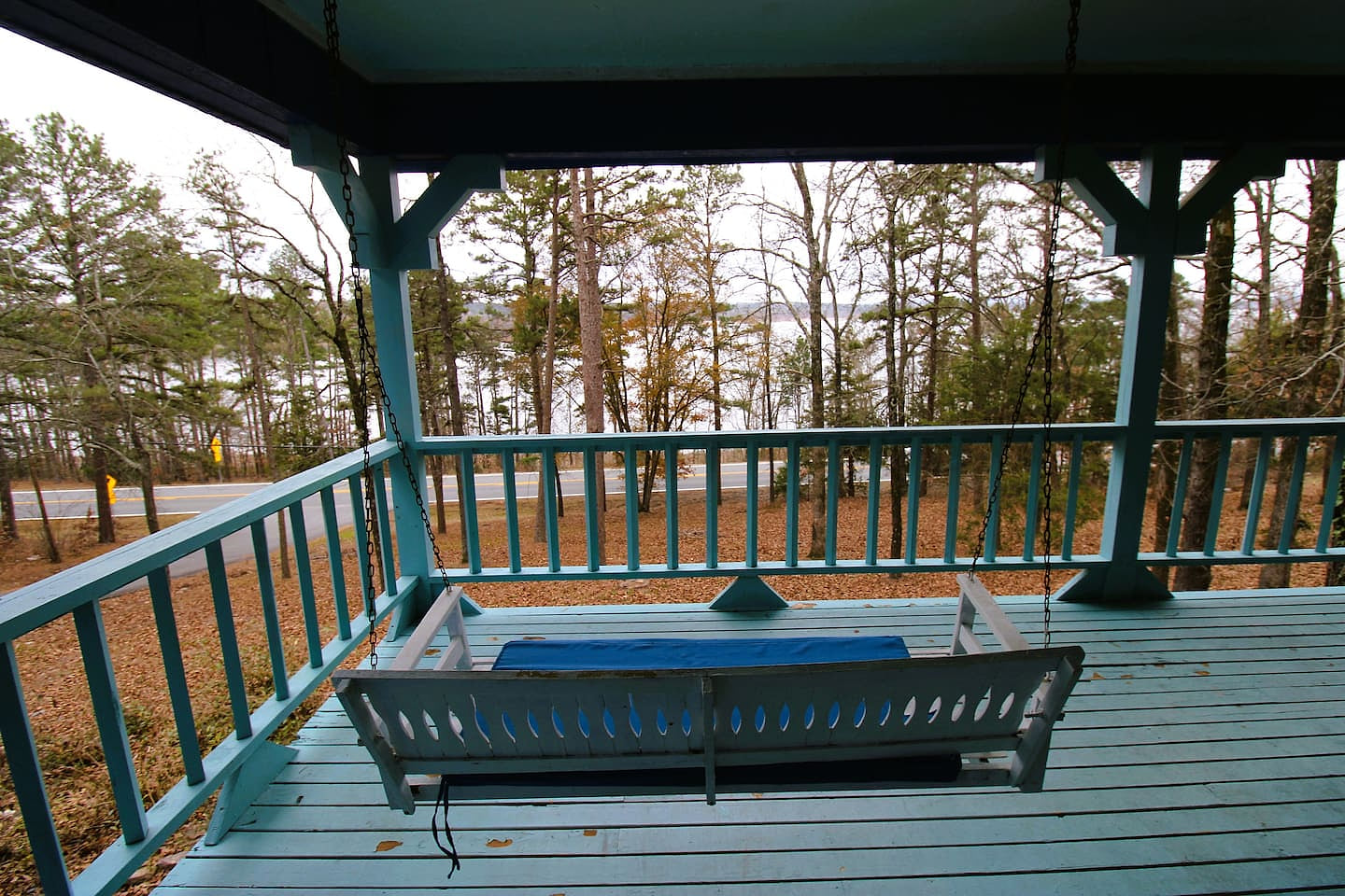 The Blue House at Greers Ferry Lake