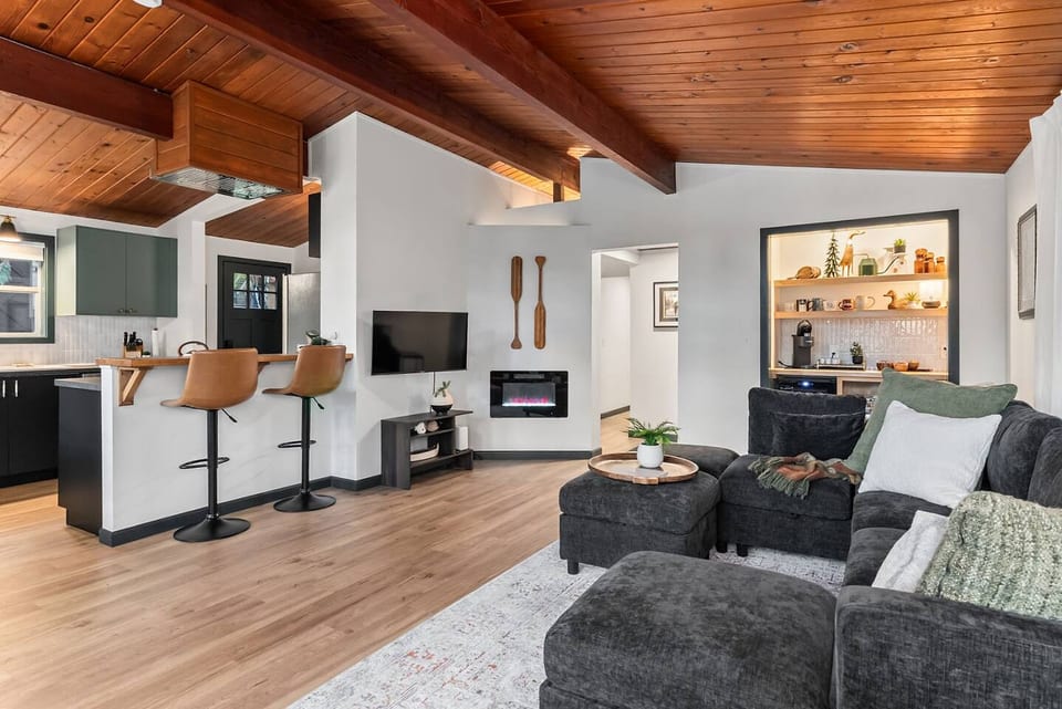 Oar & Evergreen : Vue sur la forêt + Quai privé - Bonney Lake