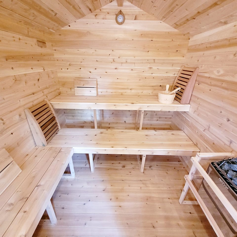 Nothing like a hot sauna