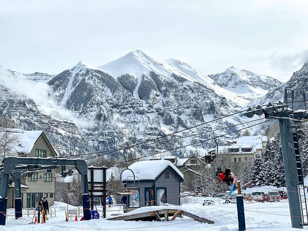 LOCATION, LOCATION, LOCATION!! Grab you lift pass literally out the back door and hop on chair 7. This property is one of the best ski-in ski-outs that Telluride has to offer. Only a couple hundred feet from chair lift.