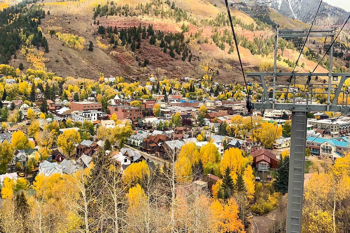 View of town from Gondola