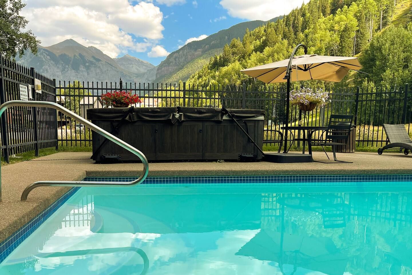 Our hot tub has the best views in town!