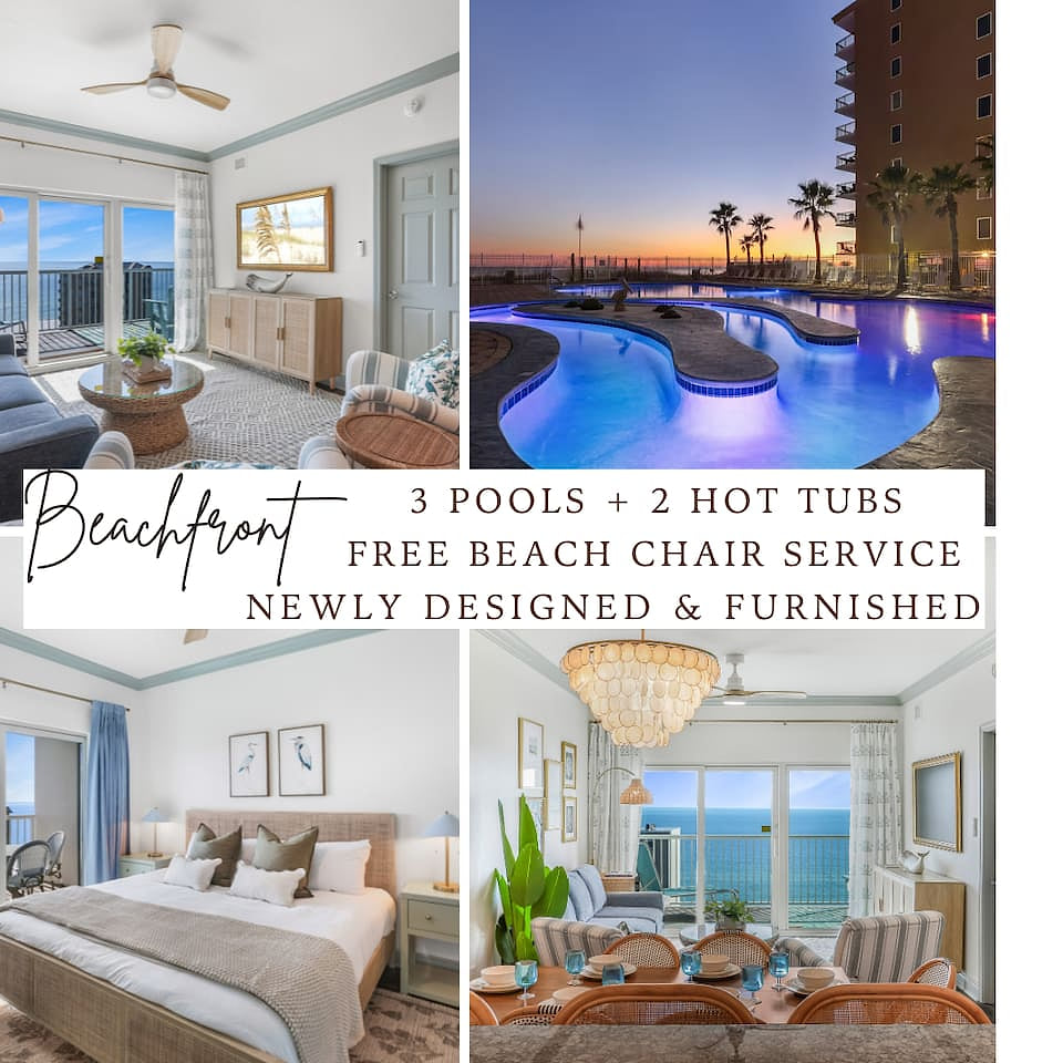 *NEW* Luxury Gulf Views | 2 Kings | Fully Stocked