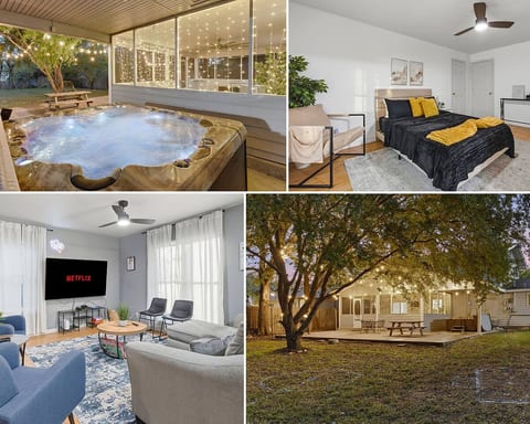 Cozy 5BD | Hot Tub | Patio | PS4 | Free Parking
