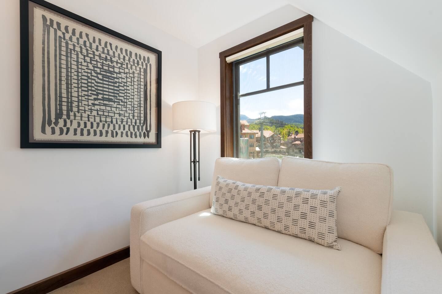 Brand new twin sleeper sofa located in the master bedroom