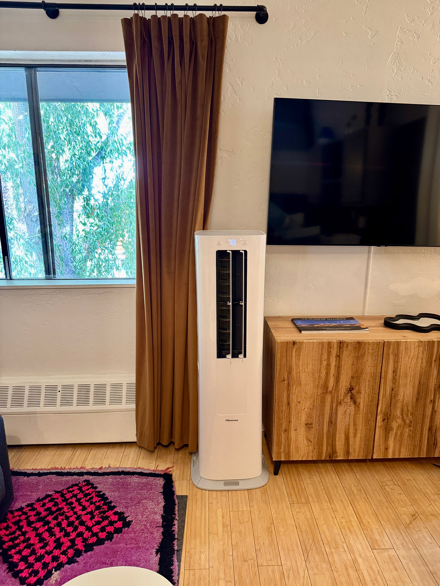 Upgraded portable AC unit is available in our condo from June 10 - Sept 20th to assist with summer heat and keeping the loft cool.