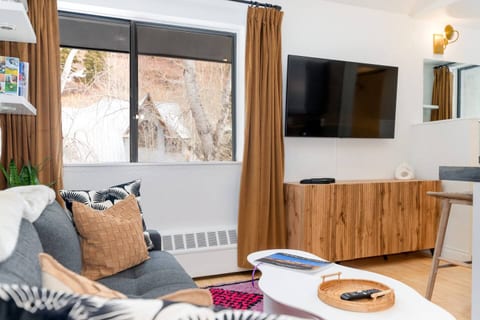 55" tv in living room.