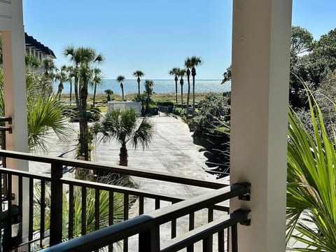 Beautiful view of the ocean from the balcony!