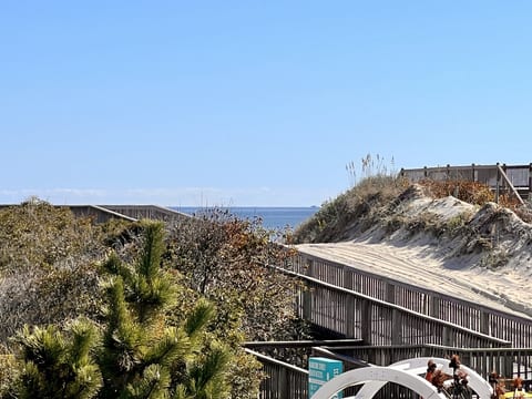 Beautiful ocean views from the deck