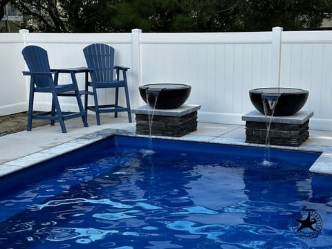 Water Bowl feature for the pool!