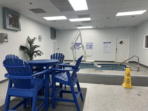 One of the hot tubs on our resort. Located in the tower, and handicap accessible!