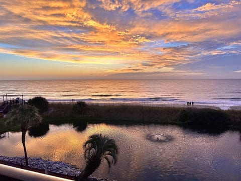 Revitalize with the sun rise on the balcony or beach!
