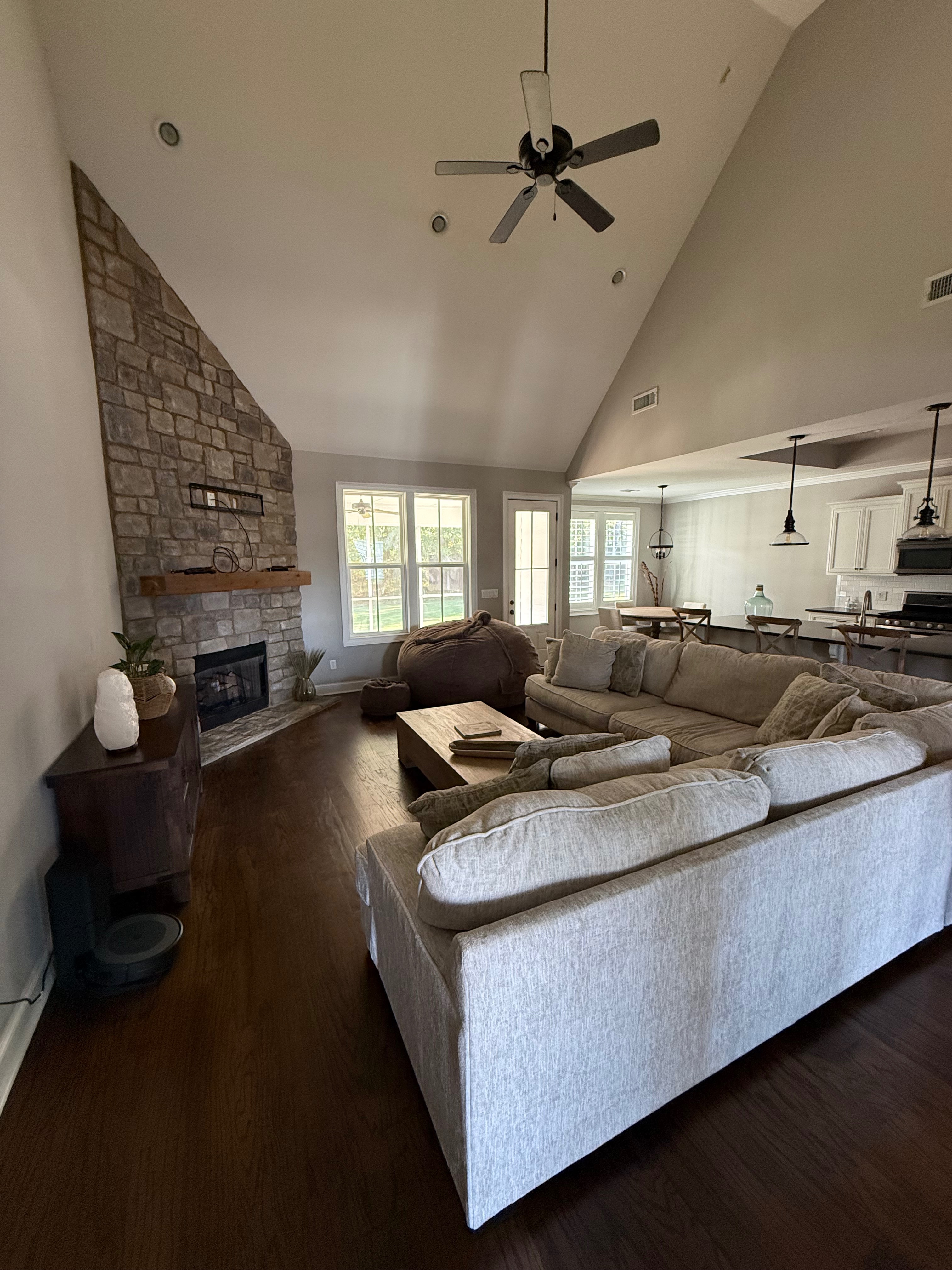 Living and kitchen areas!