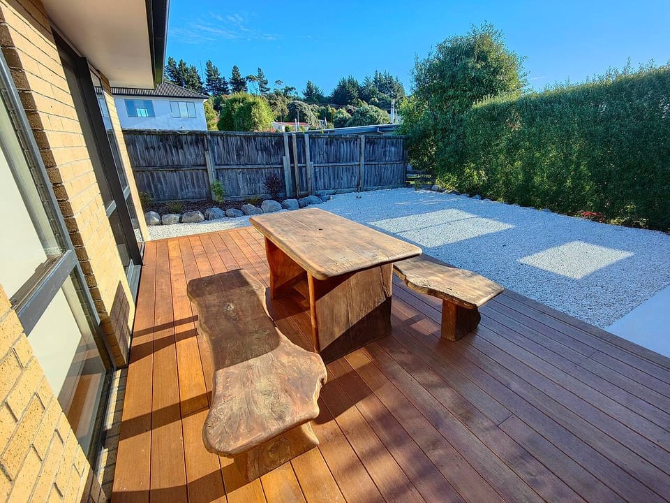 Rear deck