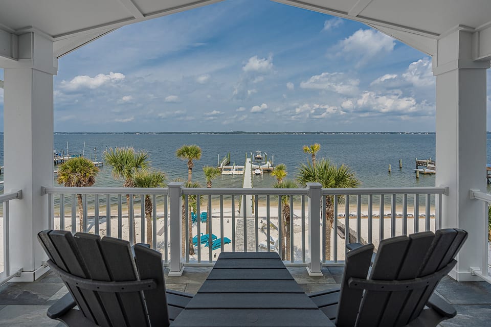 Balcony off of master bedroom